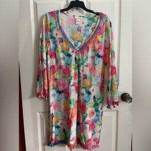 Sundance Multicolor Cotton Fabric Cover Up.